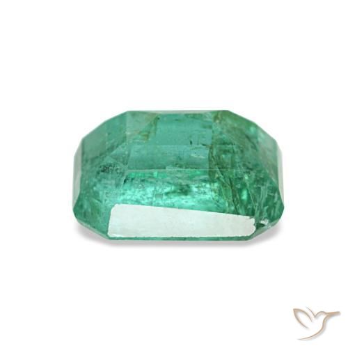 Esmeralda verde natural 0,72ct, corte esmeralda, VS