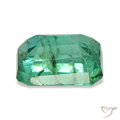 Esmeralda verde natural 1,84ct, corte esmeralda, VS-SI