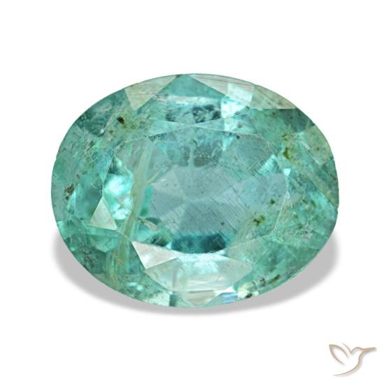 Esmeralda verde natural 2,24ct, corte oval, VS-SI