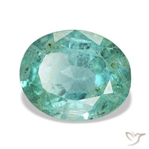 Esmeralda verde natural 2,24ct, corte oval, VS-SI