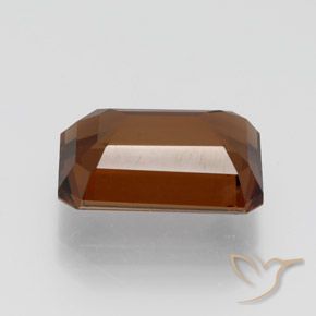 Enstatite Marrom avermelhado Natural 6.69ct, Corte Octógono / Esmeralda, VVS