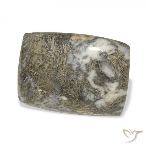 Feather Pyrite Bronze Enegrecido Natural 37.54ct, Almofada, Opaco