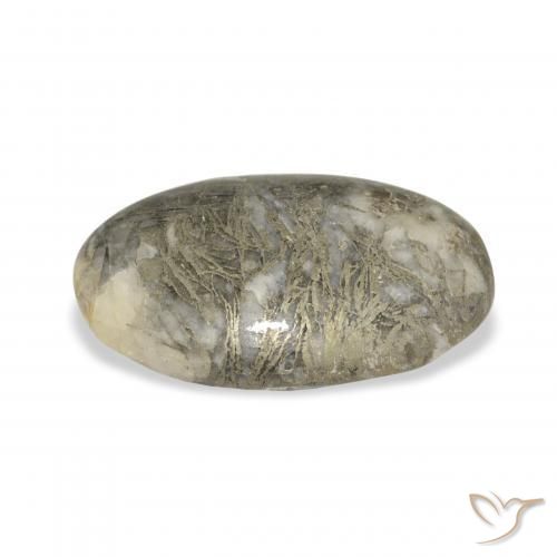 Feather Pyrite Multicolorido Natural 21.25ct, oval, Opaco