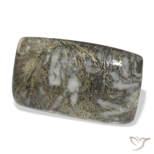 Feather Pyrite Multicolorido Natural 36.96ct, Almofada, Opaco