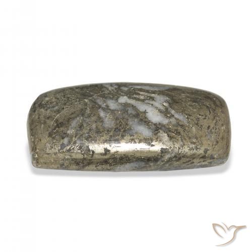 Feather Pyrite Multicolorido Natural 32.65ct, Almofada, Opaco