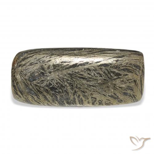 28.89ct Natural Multicolorido Feather Pyrite, Almofada, Opaco