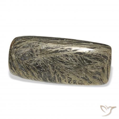 Feather Pyrite Multicolorido Natural 28.89ct, Almofada, Opaco