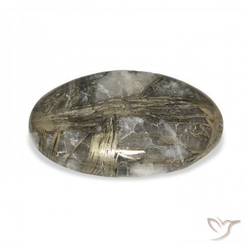 Feather Pyrite Multicolorido Natural 23.16ct, oval, Opaco