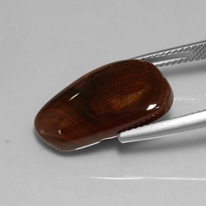 Ágata de fogo multicolorido natural 8,12ct, transparente, transparente/translúcido