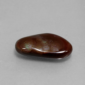 Ágata de fogo multicolorido natural 2,44ct, forma extravagante, opaco