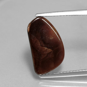 Ágata de fogo multicolorido natural 2,34ct, forma extravagante, opaco