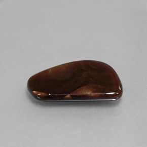 Ágata de fogo multicolorido natural 2,34ct, forma extravagante, opaco
