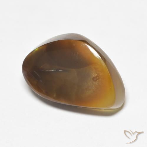 Ágata de fogo Multicolorido Natural 7.62ct, Chique, Translúcido