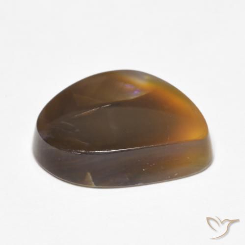 Ágata de fogo Multicolorido Natural 7.62ct, Chique, Translúcido