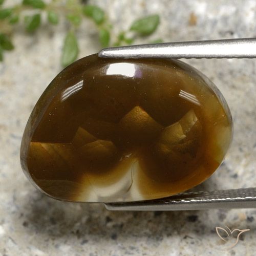 9.24ct Natural Multicolorido Ágata de fogo, Chique, Translúcido