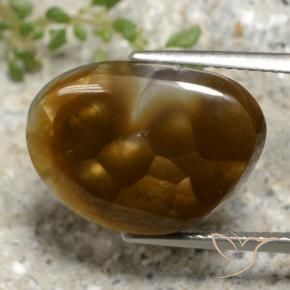 Ágata de fogo Multicolorido Natural 9.24ct, Chique, Translúcido