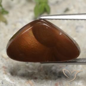 Ágata de fogo Multicolorido Natural 5.76ct, Trilhão, Translúcido