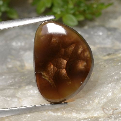 4.54ct Natural Multicolorido Ágata de fogo, Chique, Translúcido