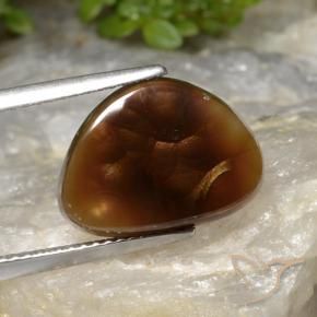 Ágata de fogo Multicolorido Natural 4.54ct, Chique, Translúcido