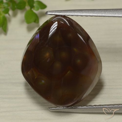 9.45ct Natural Multicolorido Ágata de fogo, Chique, Translúcido
