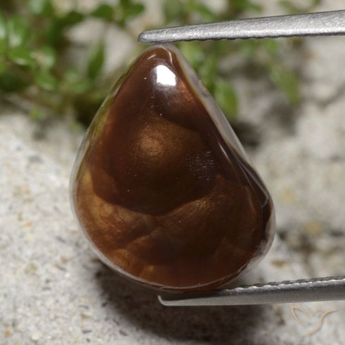 5.86ct Natural Multicolorido Ágata de fogo, Chique, Translúcido