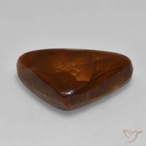 Ágata de fogo Multicolorido Natural 6.64ct, Trilhão, Opaco