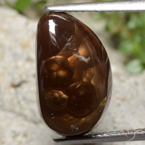 6.30ct Natural Multicolorido Ágata de fogo, Chique, Opaco