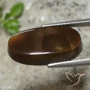 Ágata de fogo Multicolorido Natural 5.99ct, Chique, Translúcido