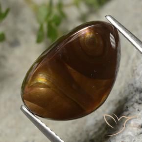 Ágata de fogo Multicolorido Natural 4.24ct, Chique, Translúcido