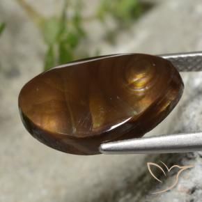 Ágata de fogo Multicolorido Natural 4.24ct, Chique, Translúcido