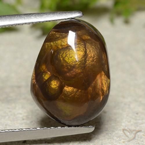 6.07ct Natural Multicolorido Ágata de fogo, Chique, Opaco
