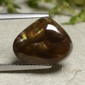 Ágata de fogo Multicolorido Natural 5.95ct, Chique, Opaco