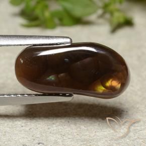 Ágata de fogo Multicolorido Natural 3.79ct, Chique, Opaco