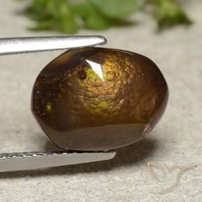 Ágata de fogo Multicolorido Natural 3.69ct, Chique, Opaco