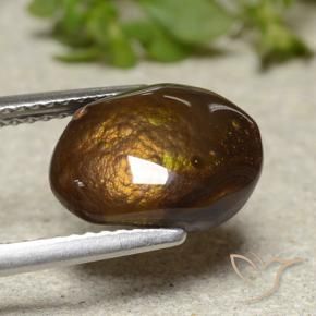 Ágata de fogo Multicolorido Natural 3.69ct, Chique, Opaco