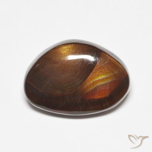 7.08ct Natural Multicolorido Ágata de fogo, Chique, Translúcido