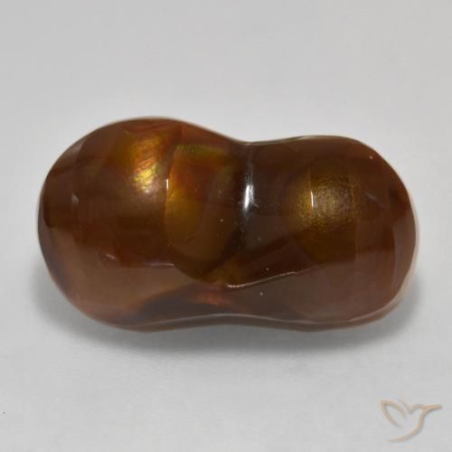 Ágata de fogo Multicolorido Natural 9.99ct, Chique, Opaco