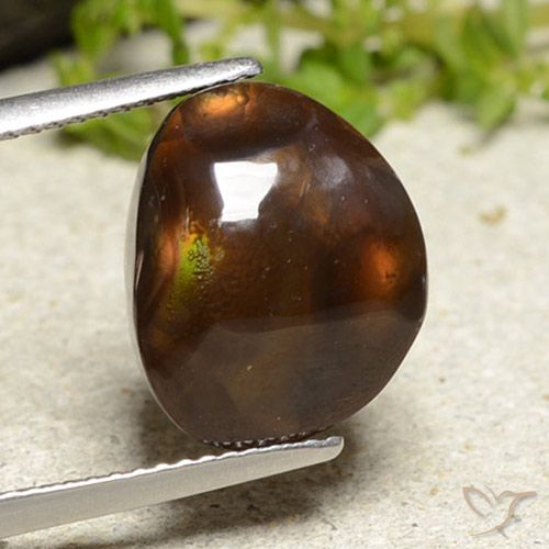 8.24ct Natural Multicolorido Ágata de fogo, Chique, Opaco