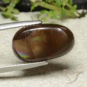 Ágata de fogo Multicolorido Natural 6.46ct, Chique, Opaco