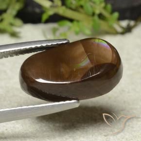 Ágata de fogo Multicolorido Natural 6.46ct, Chique, Opaco
