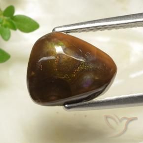 Ágata de fogo Multicolorido Natural 2.56ct, Chique, Opaco