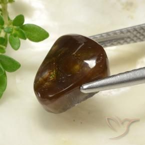 Ágata de fogo Multicolorido Natural 2.56ct, Chique, Opaco