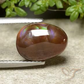 Ágata de fogo Multicolorido Natural 4.50ct, Chique, Opaco