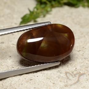Ágata de fogo Multicolorido Natural 6.69ct, Chique, Opaco