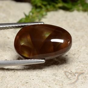 Ágata de fogo Multicolorido Natural 6.69ct, Chique, Opaco