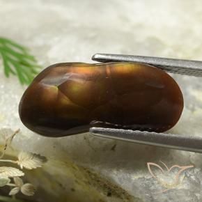 Ágata de fogo Multicolorido Natural 6.42ct, Chique, Opaco