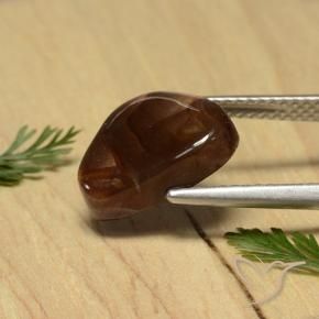 Ágata de fogo Multicolorido Natural 3.94ct, Trilhão, Opaco