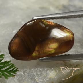 Ágata de fogo Multicolorido Natural 2.77ct, Chique, Opaco
