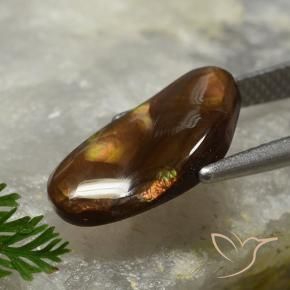 Ágata de fogo Multicolorido Natural 2.77ct, Chique, Opaco