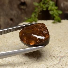 Ágata de fogo Multicolorido Natural 9.12ct, Chique, Opaco